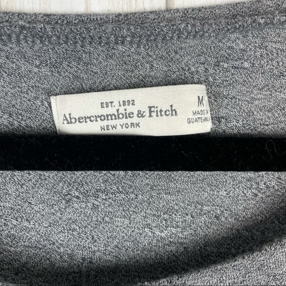Abercrombie and Fitch gray knotted tee - Picture 2 of 4